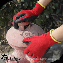 SRSAFETY 10 Gauge knit red polycotton men's winter gloves